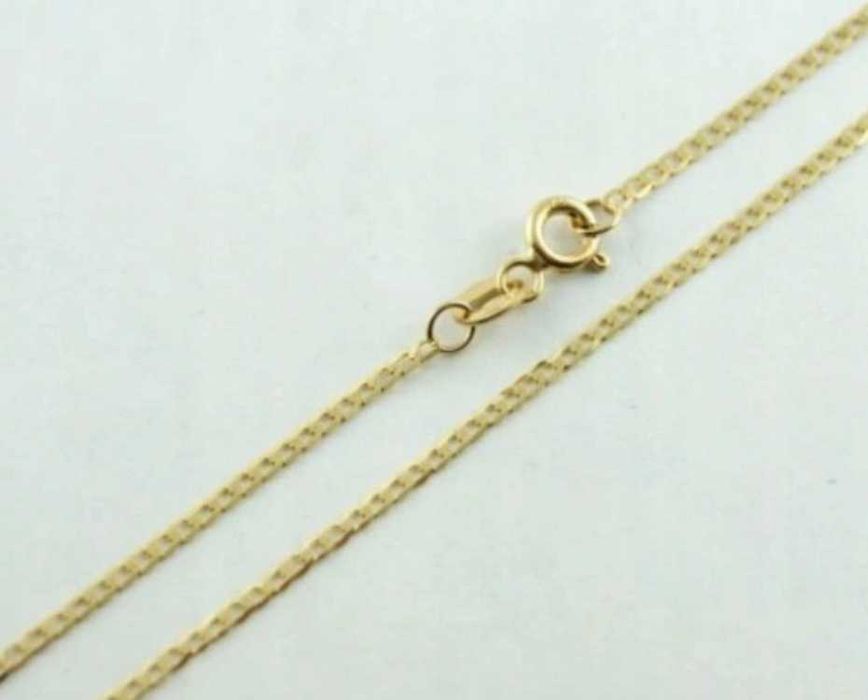 ZŁOTY ŁAŃCUSZEK PANCERKA złoto pr.585 45 cm kuty na prezent