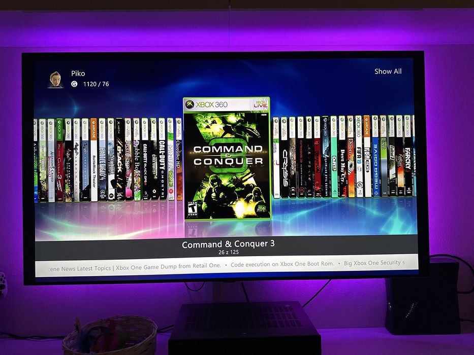 xbox 360 1TB 3 pady ,kinect