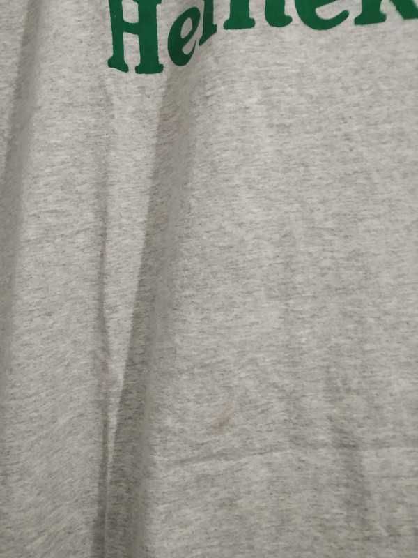 RARO, COLECÇÃO T-shirt cinza Heineken, homem, XL, think green