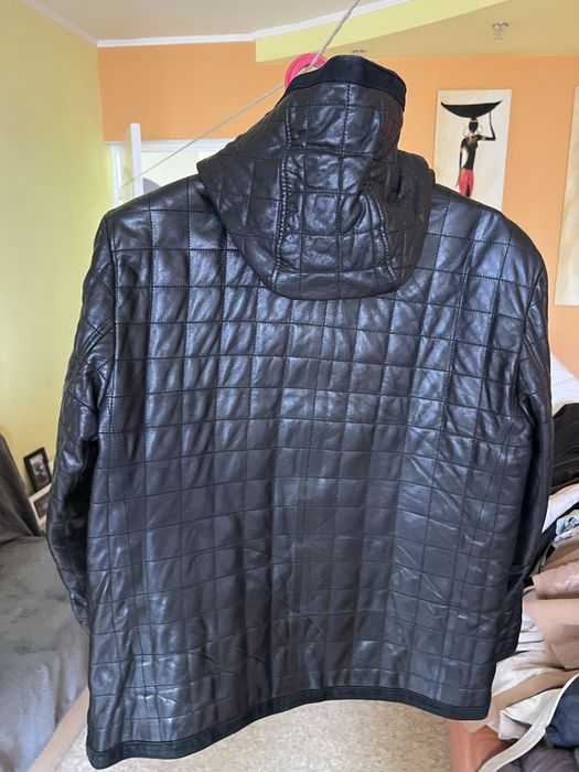 Кожанка шкіряна куртка Philipp Plein 56 (L) розмір