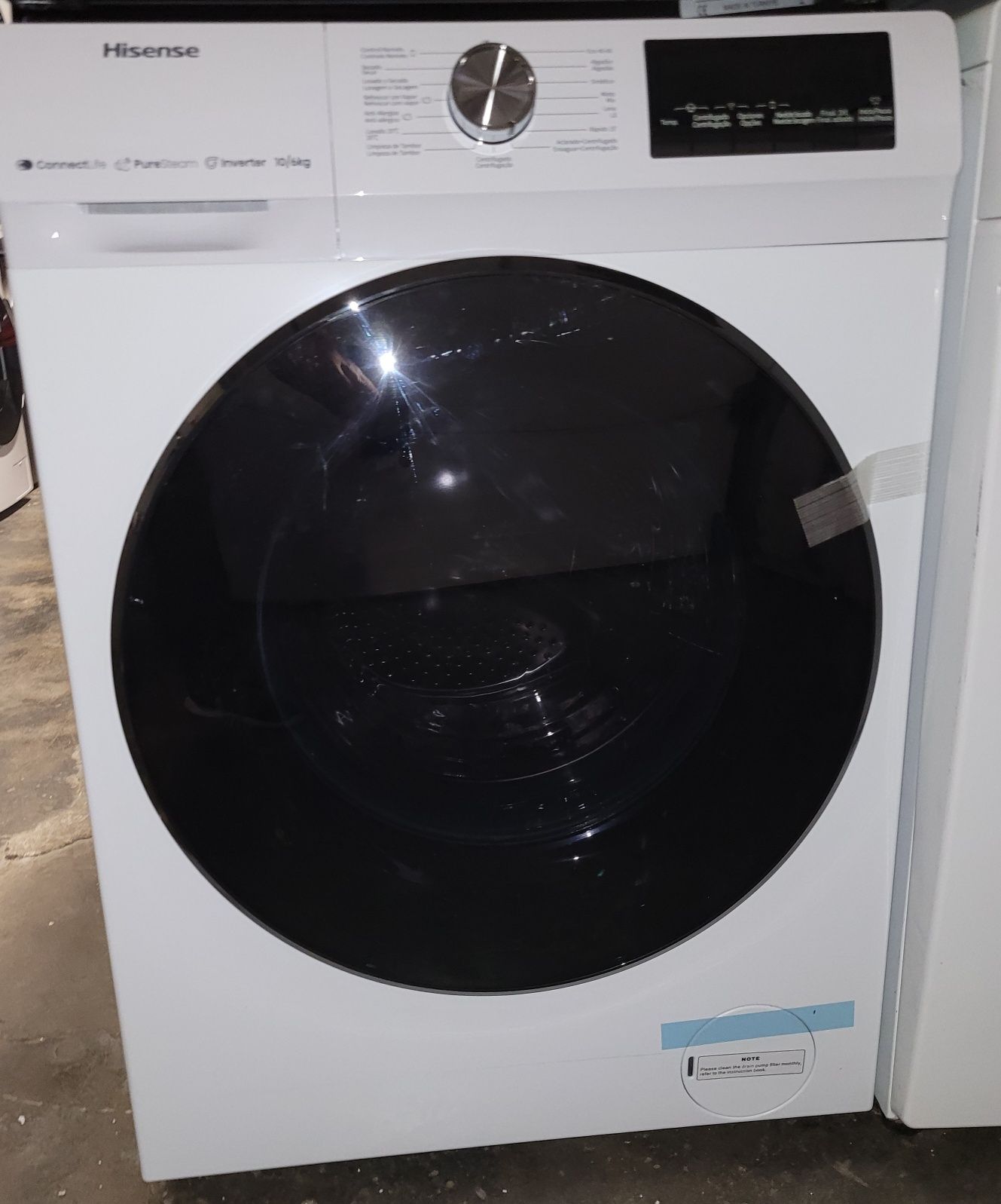 Máquina de lavar  e secar roupa Hisense 10kg/6kg