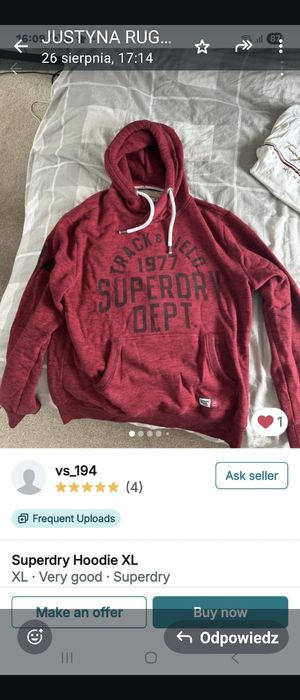 Bluza SUPERDRY XL stan idealny