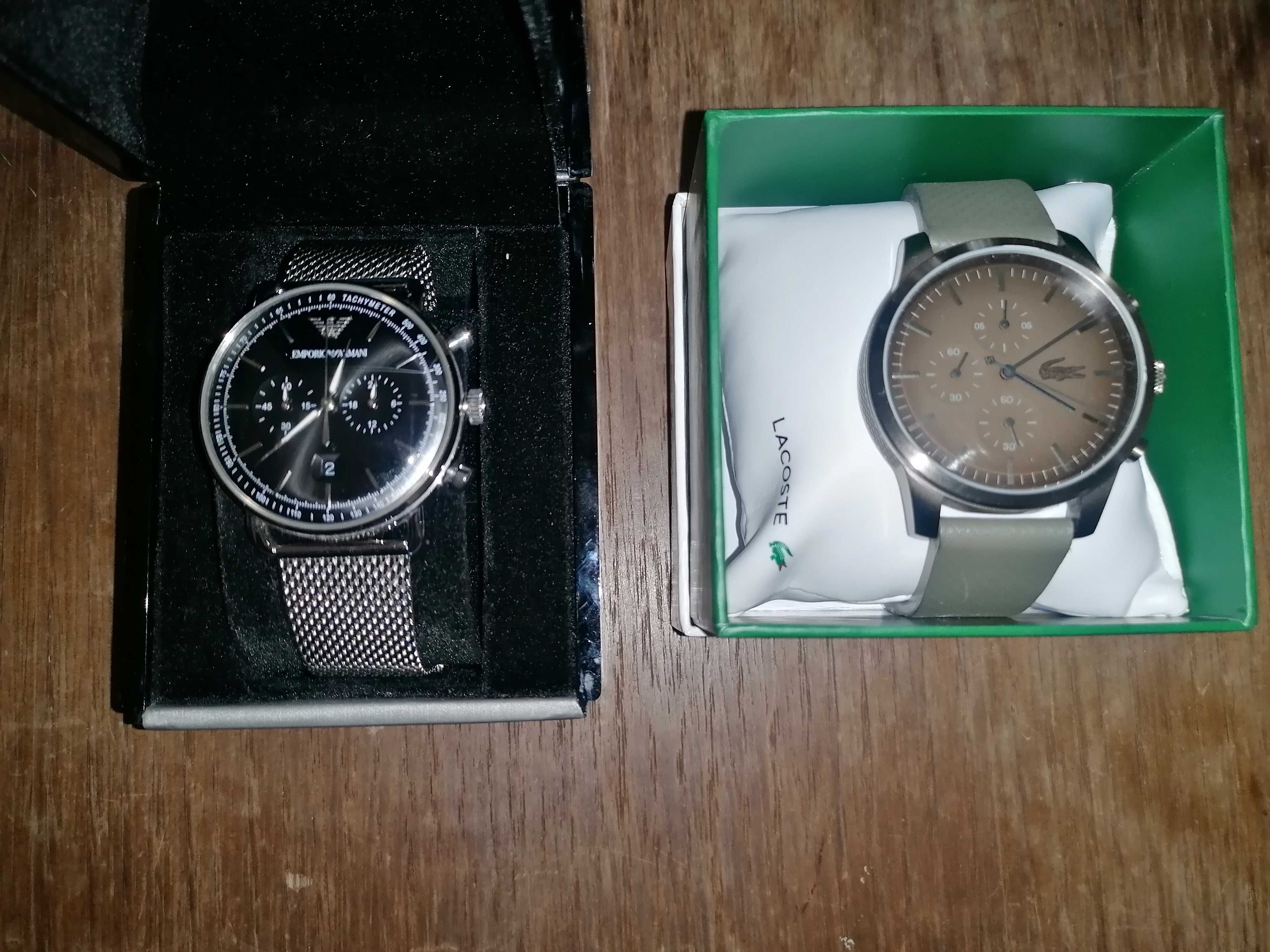 Pack Relógio Emporio Armani + Relógio Lacoste