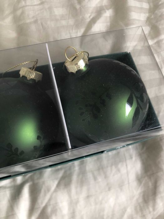 Zestaw szklanych bombek Pepco