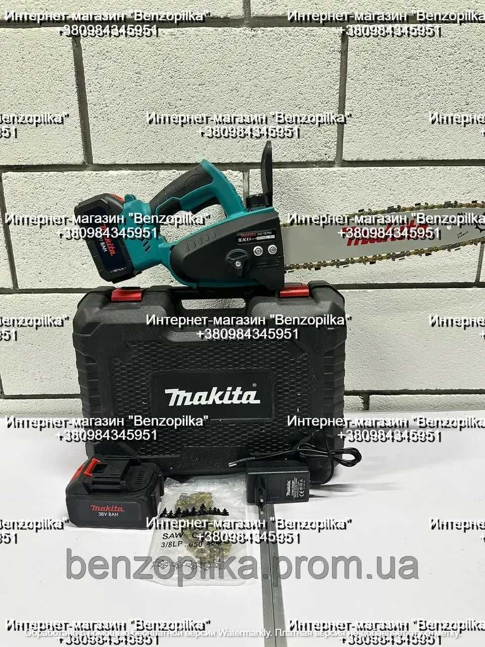 Акумуляторна ланцюгова пила Makita DUC122 PRO (38V, 8Ah)