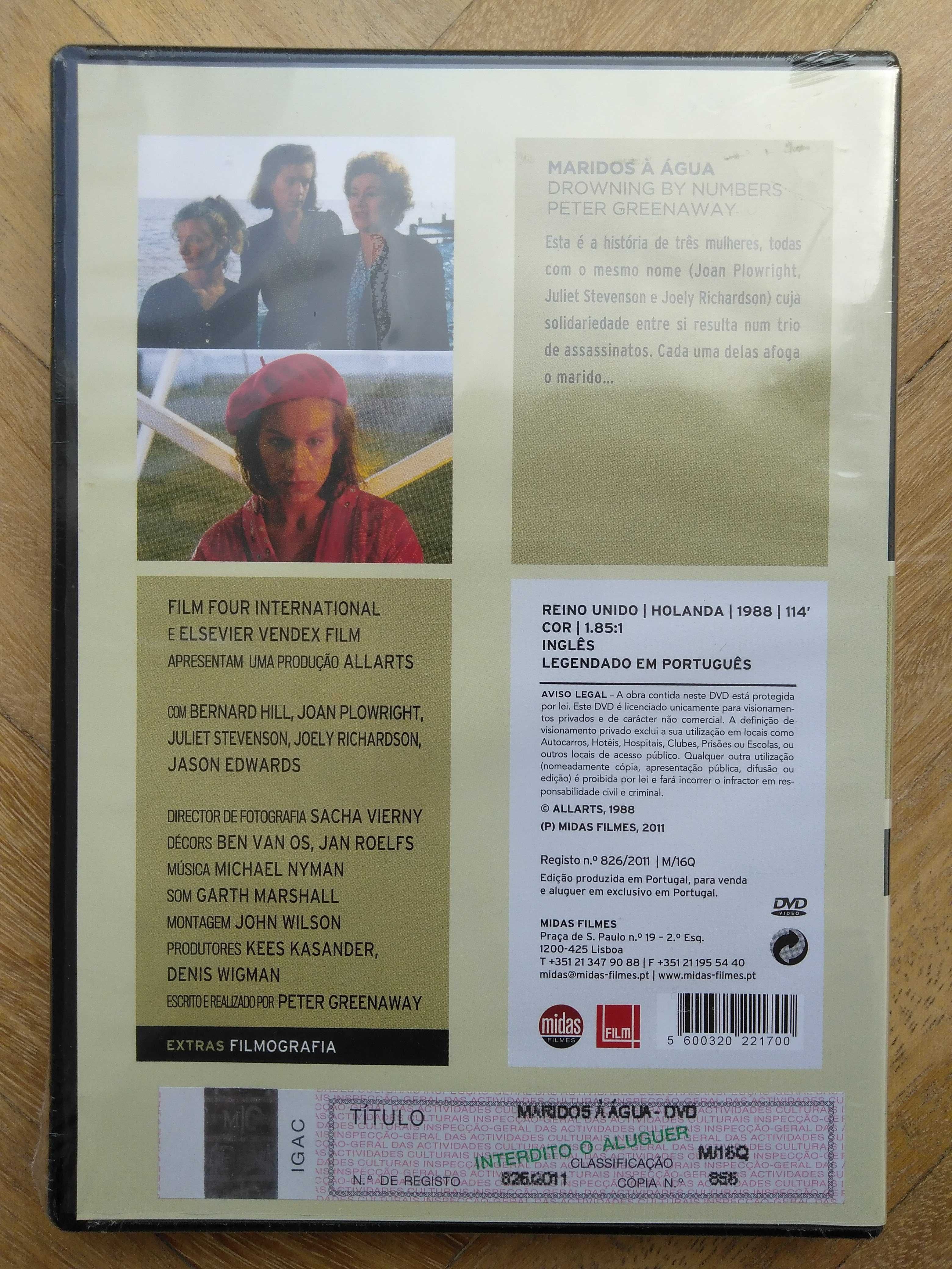 DVD "Maridos à água", de Peter Greenaway