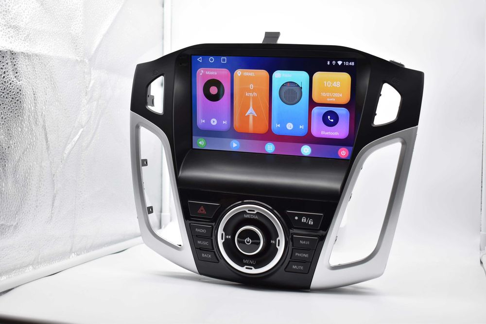 Rádio Android Ford Focus MK3 – 2011 a 2019  Bluetooth Carplay + câmara