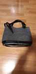 Torba shopper filc + skóra naturalna