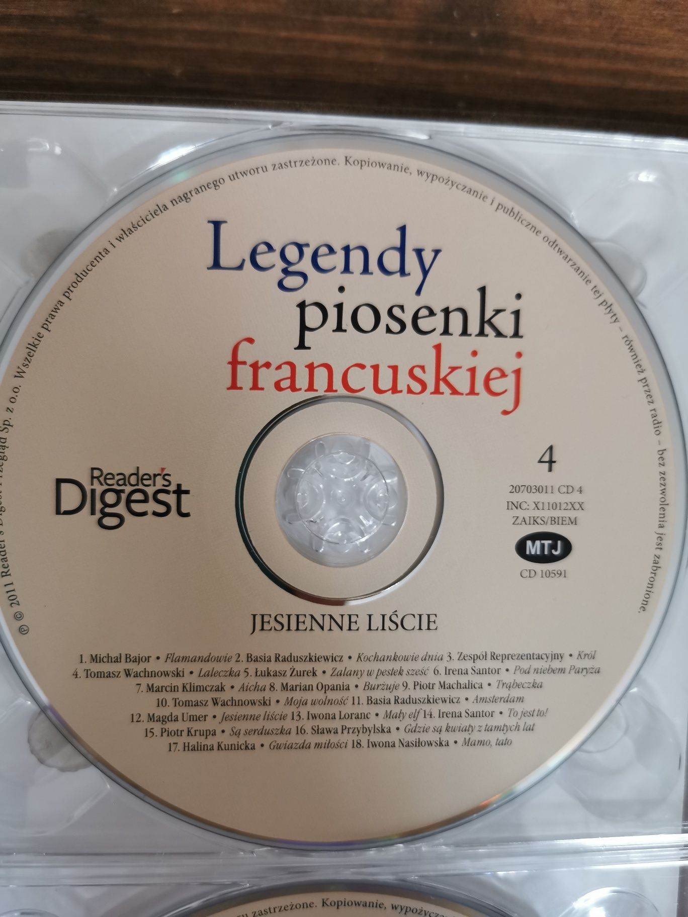 Legendy piosenki francuskiej - 4 płyty CD