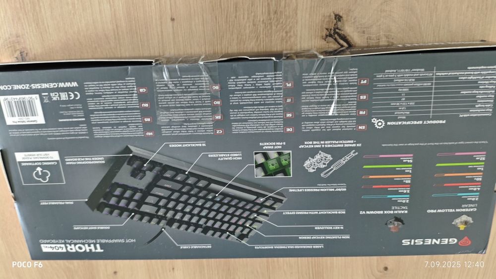 Klawiatura Genesis 404 TKL