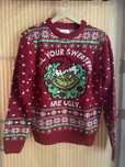 Sweter swiąteczny Grinch damski