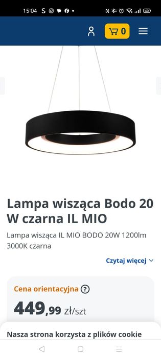Lampa wisząca LED