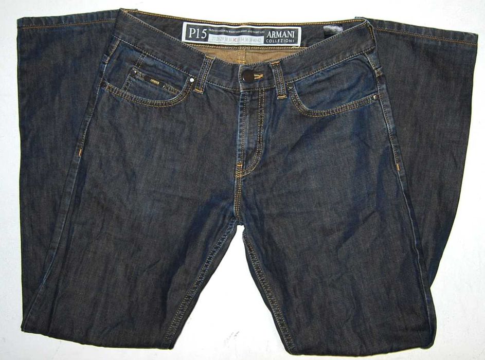 ARMANI COLLEZIONI W32 L 31 PAS 84 jeansy męskie proste