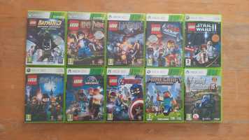 Gry xbox 360 Minecraft, Farming Simulator,Lego Jurassic World,Przygoda