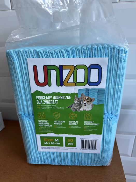Podkłady higieniczne dla zwierząt, rozm. M, 45x60 cm, ok. 83 szt