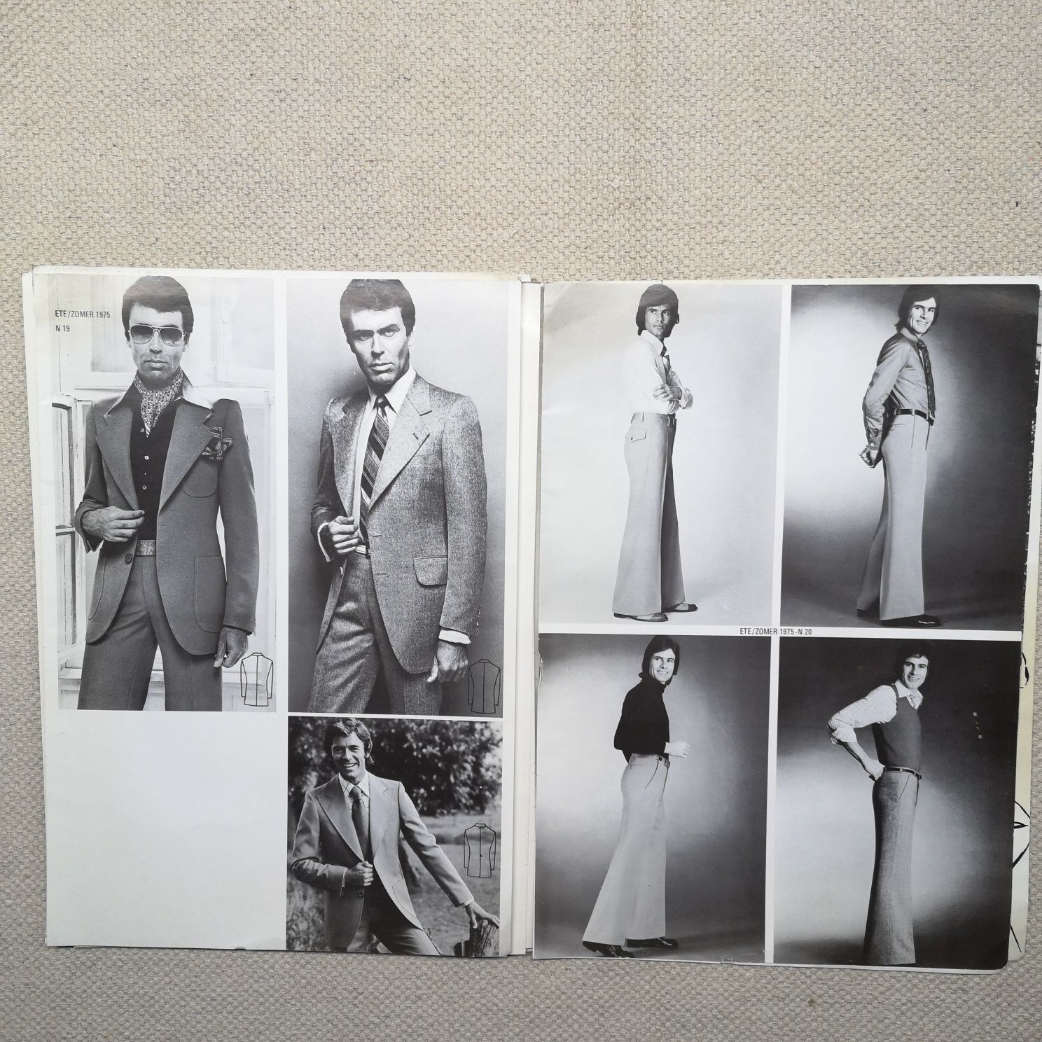 Revista Men's fashion 1975 c/ posters
