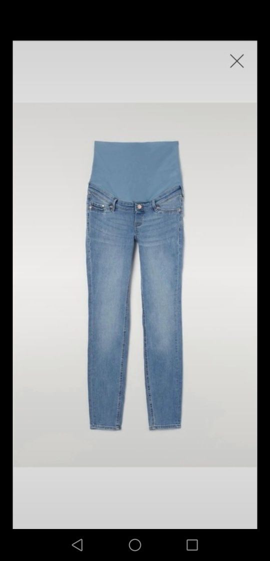 Jeansy ciążowe H&M MAMA r. 40