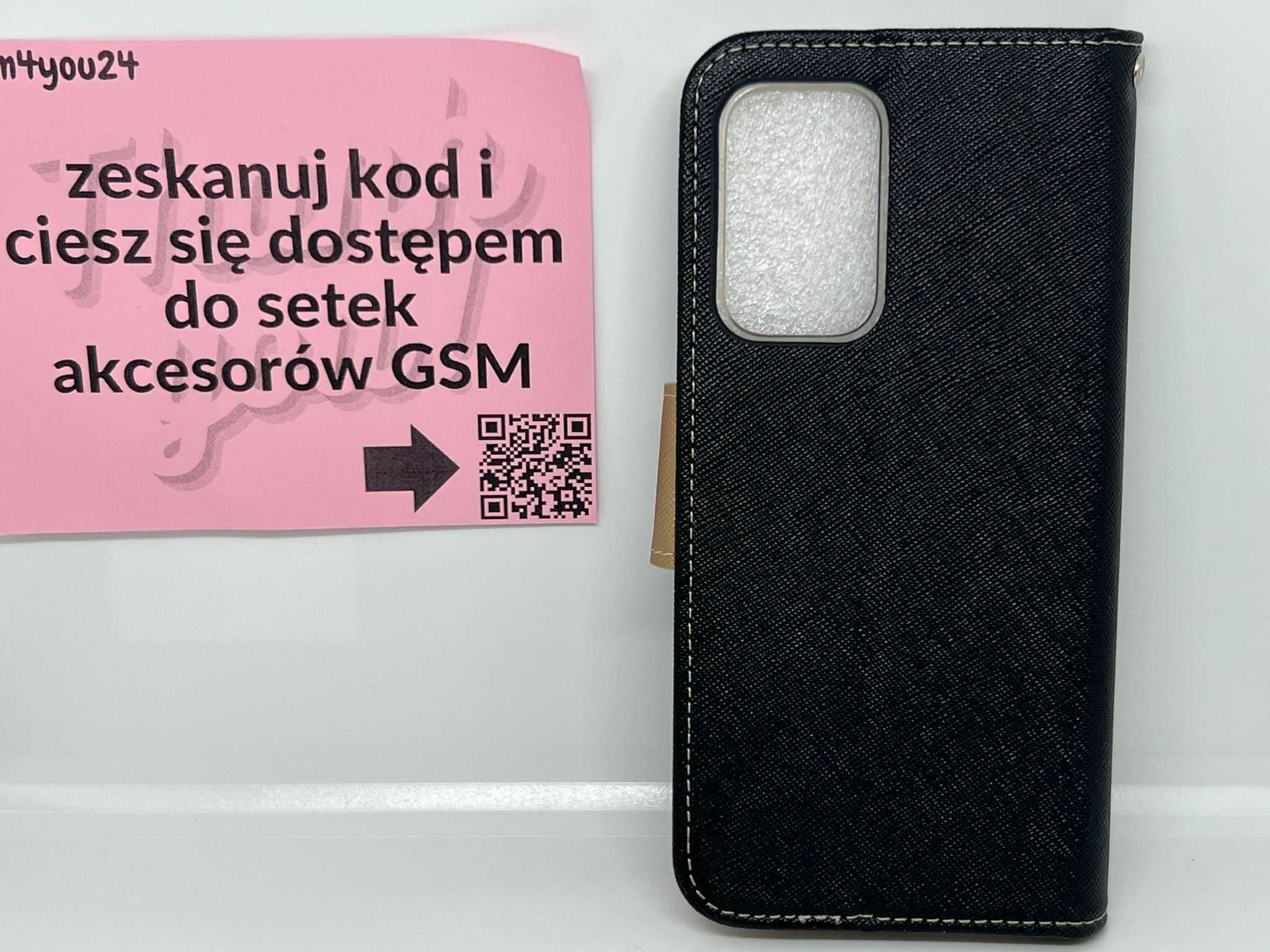 Kabura Fancy Book do SAMSUNG A53 5G czarno - złote