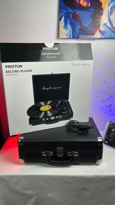 Tocadiscos Prixton VC400 Black – Como novo