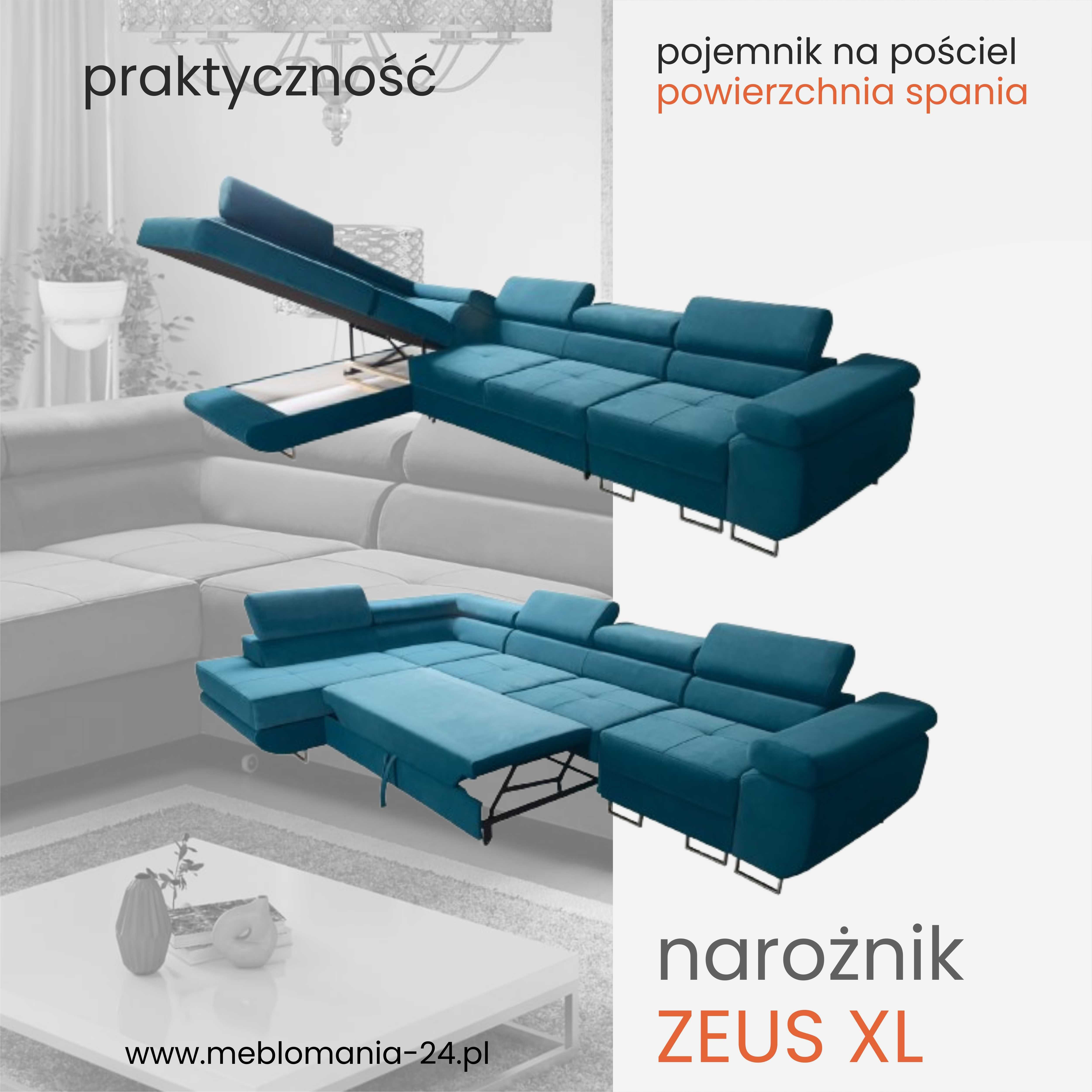 Narożnik Zeus XL- teraz okazja! dostawa gratis!!!