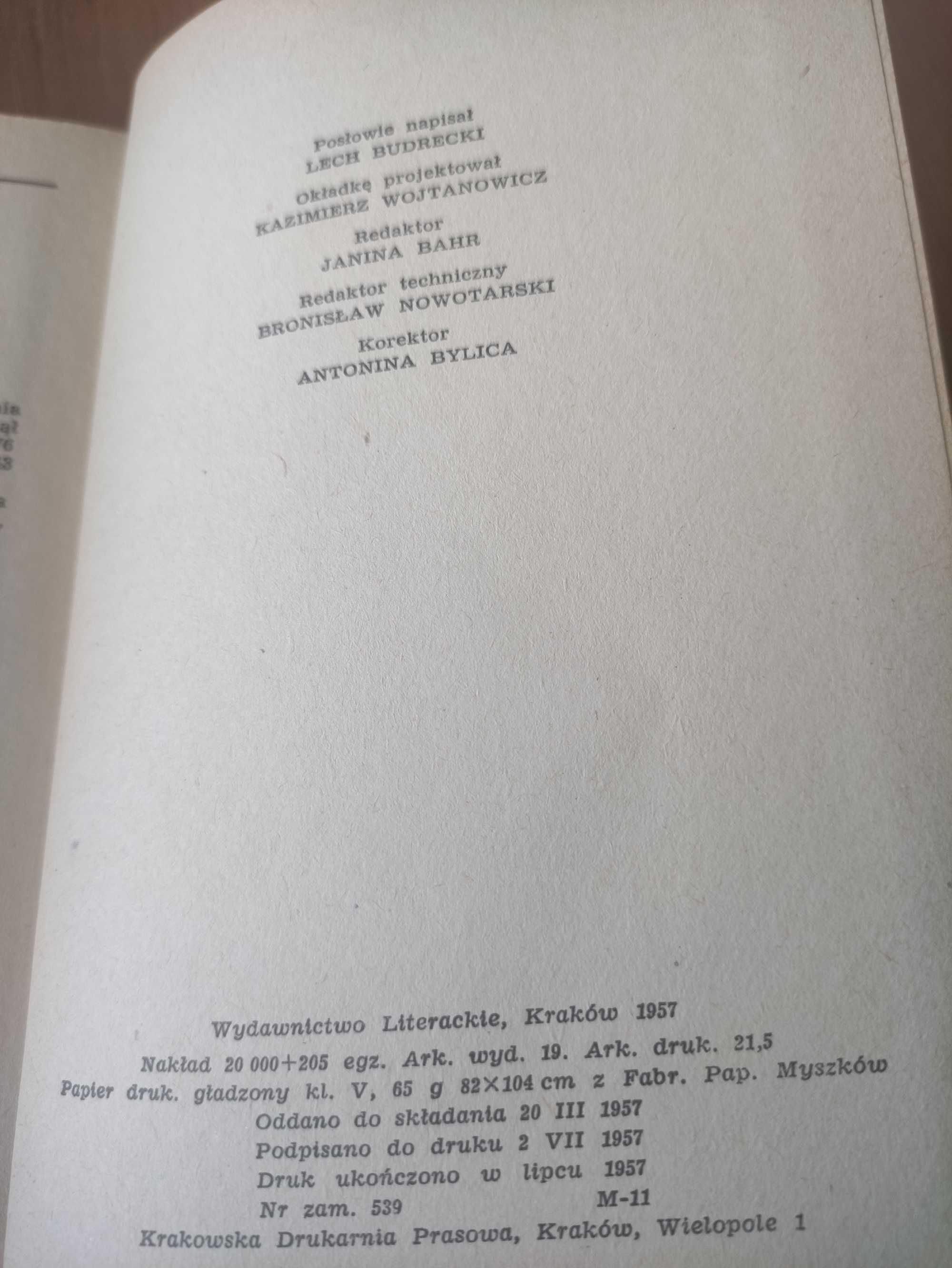 W.S.Reymont,, Ziemia obiecana " tom 2  1957