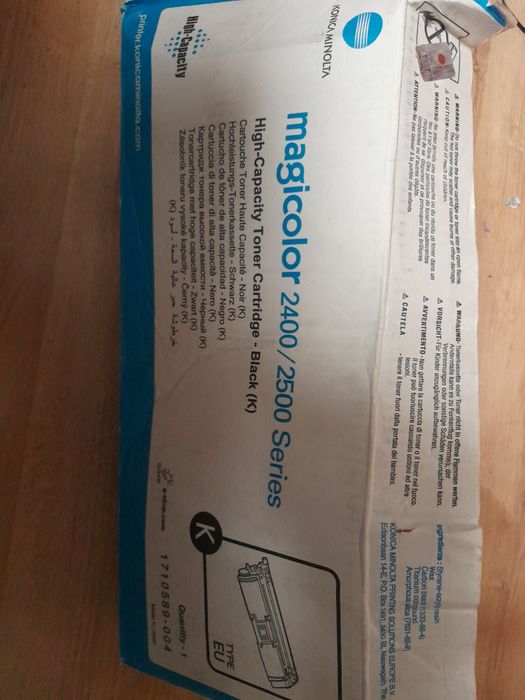 2x Magicolor 2400/2500 Series toner czarny