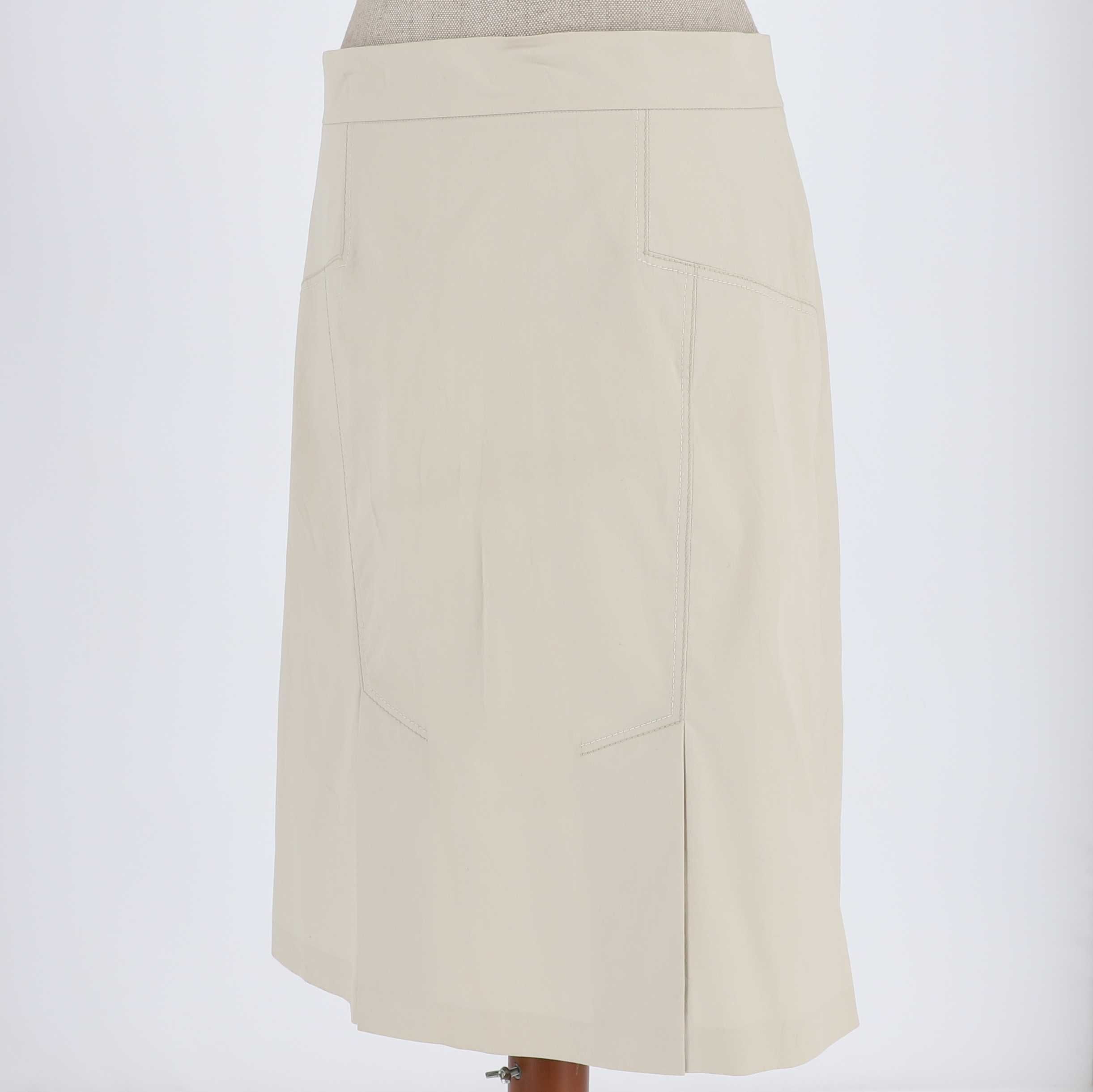 Beżowa spódnica marki Caterina Leman, rozmiar 46