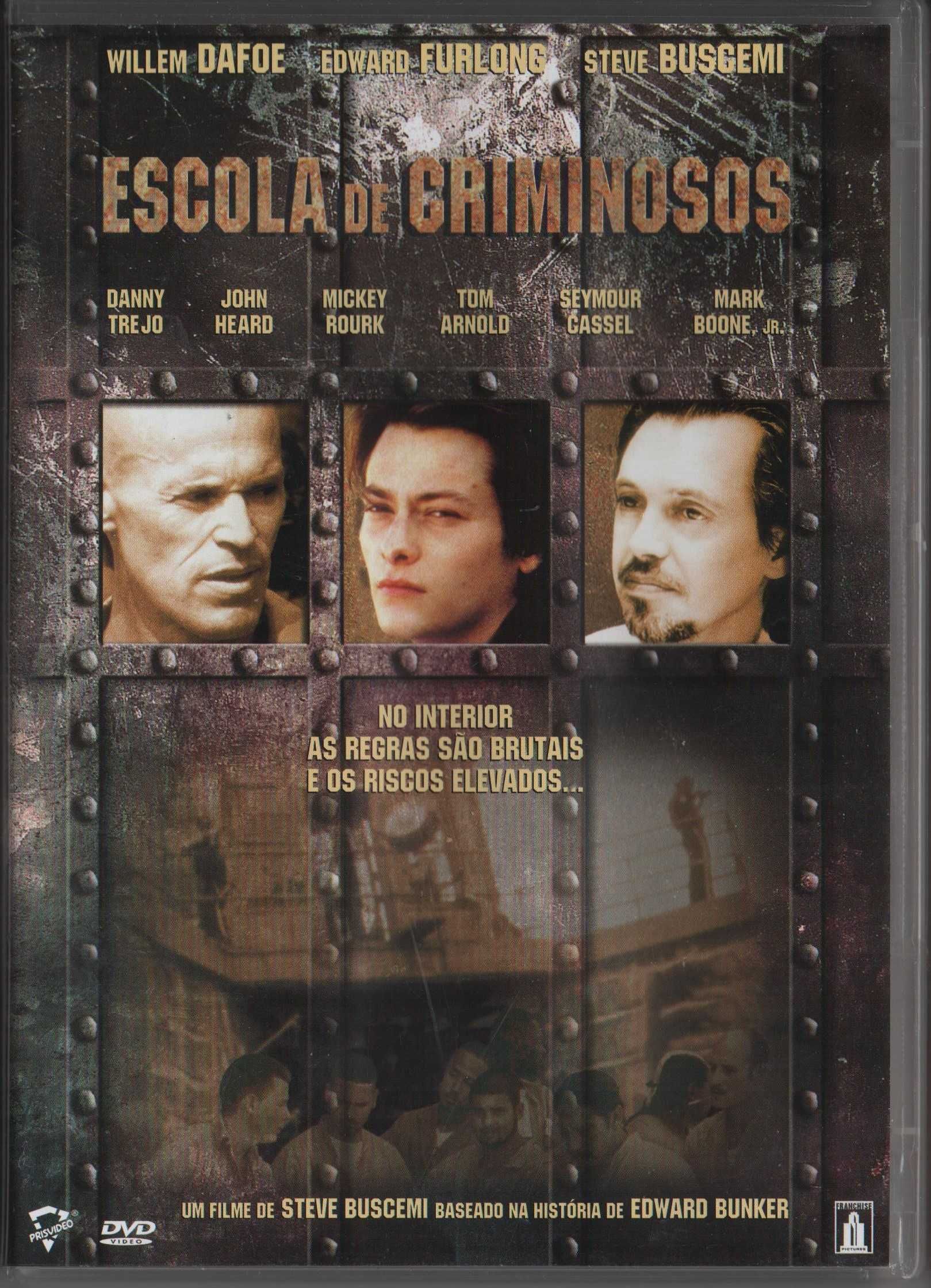Dvd Escola de Criminosos - drama - Willem Dafoe/ Mickey Rourke