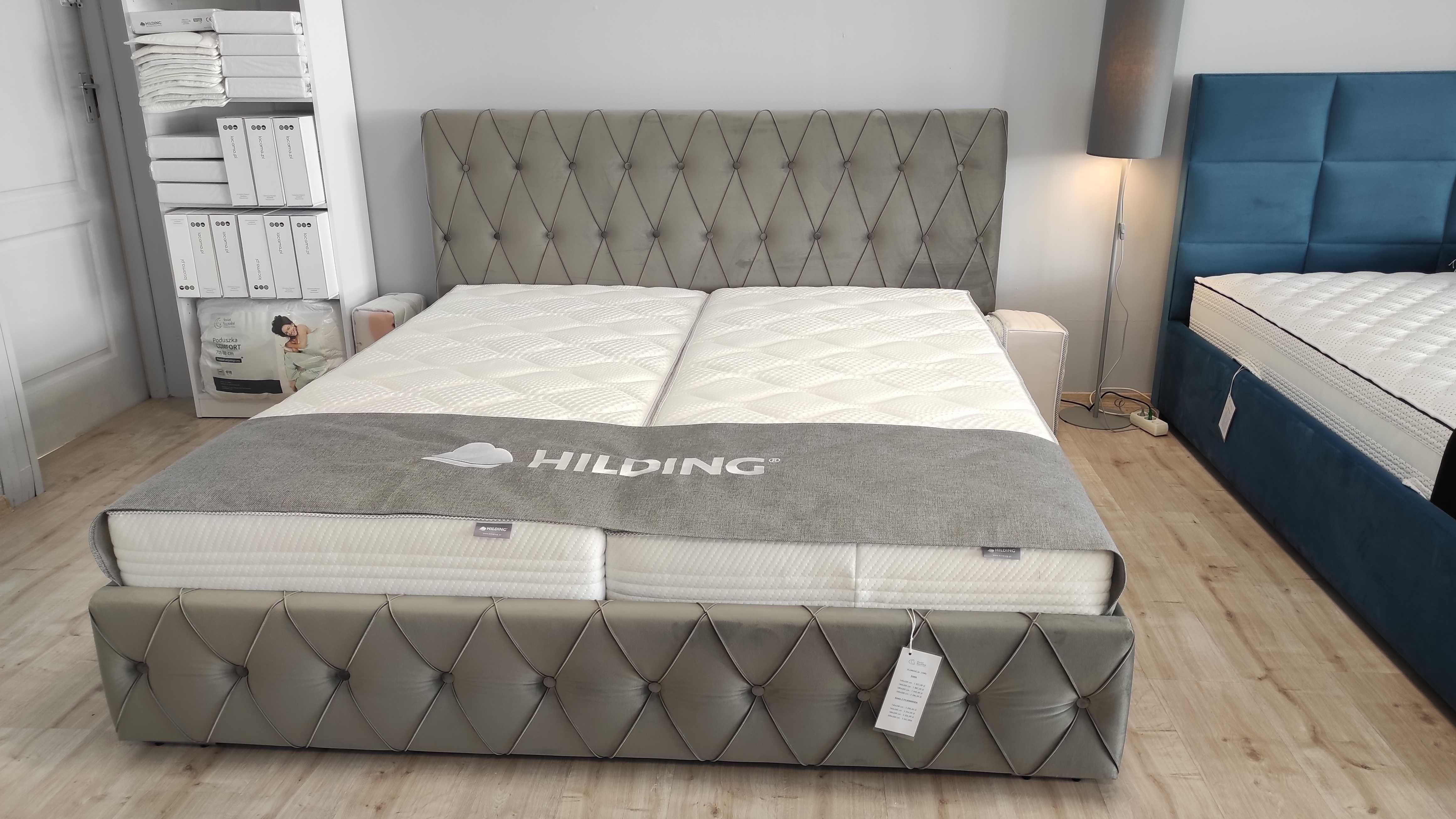 Łóżka tapicerowane, łóżka z litego drewna, materace.