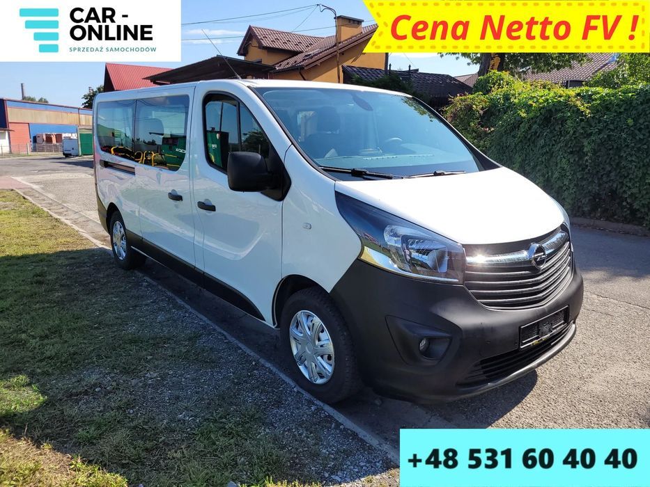 Opel Vivaro 9 miejsc#1.6 120KM#faktura vat# Klimatyzacja