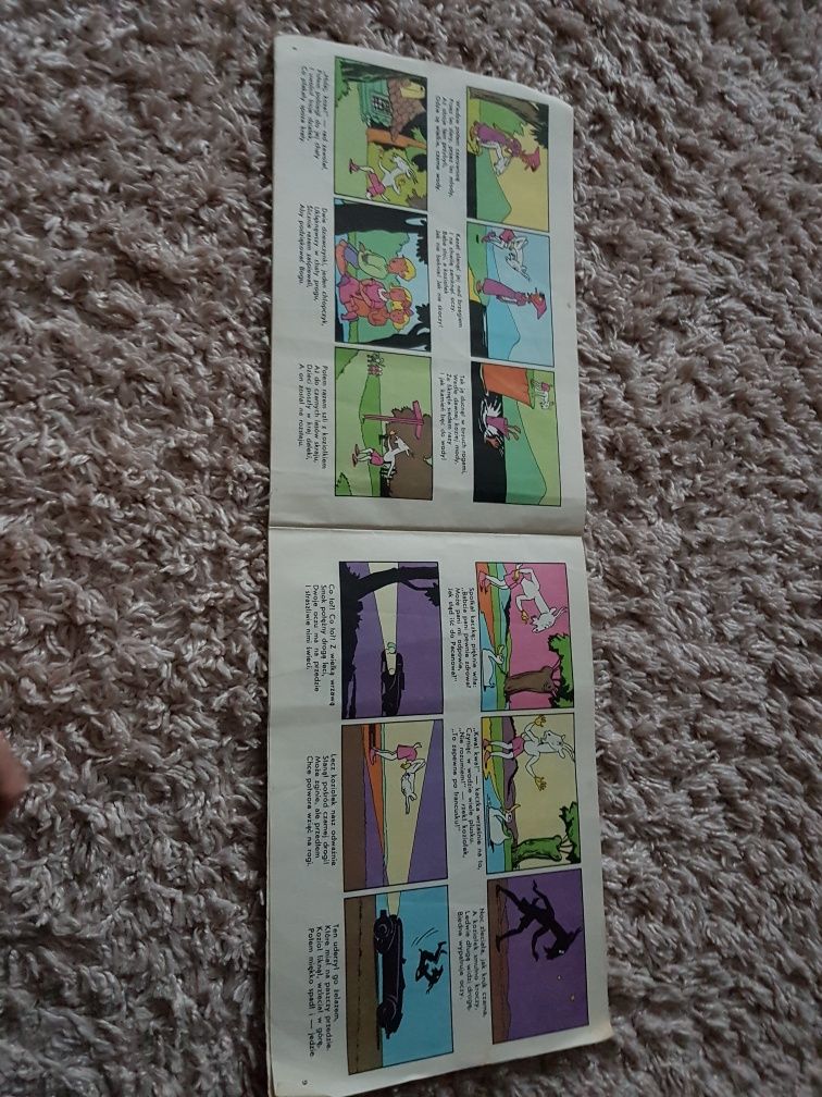 1986 Książka komiks 120 przygód koziolka Matołka