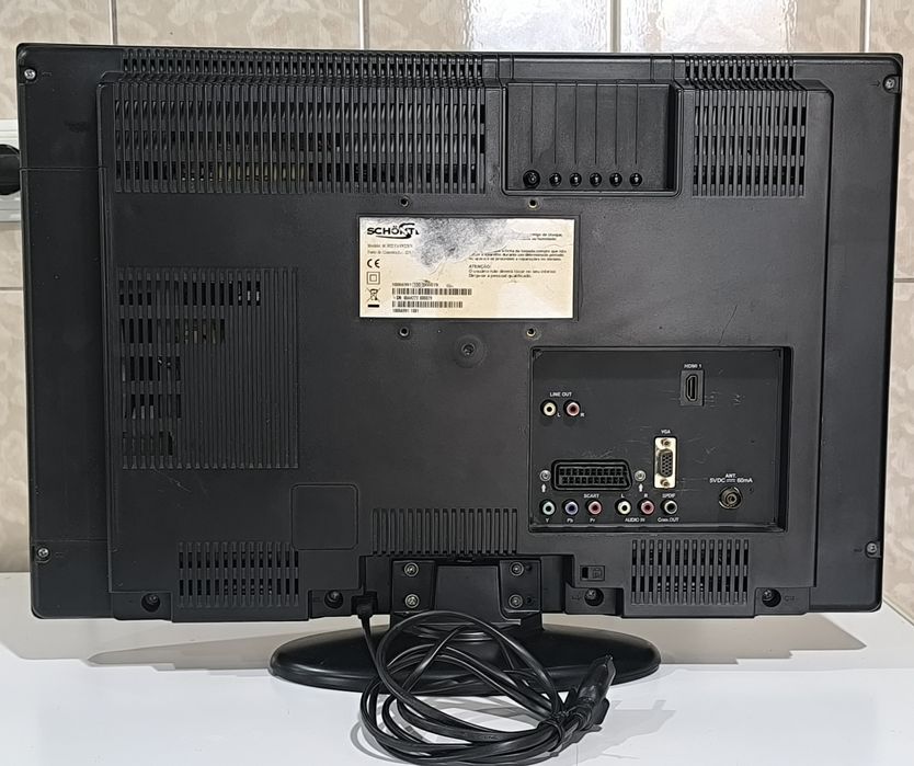 Televisão Monitor (2 em 1) de 22 Polegadas com Comando