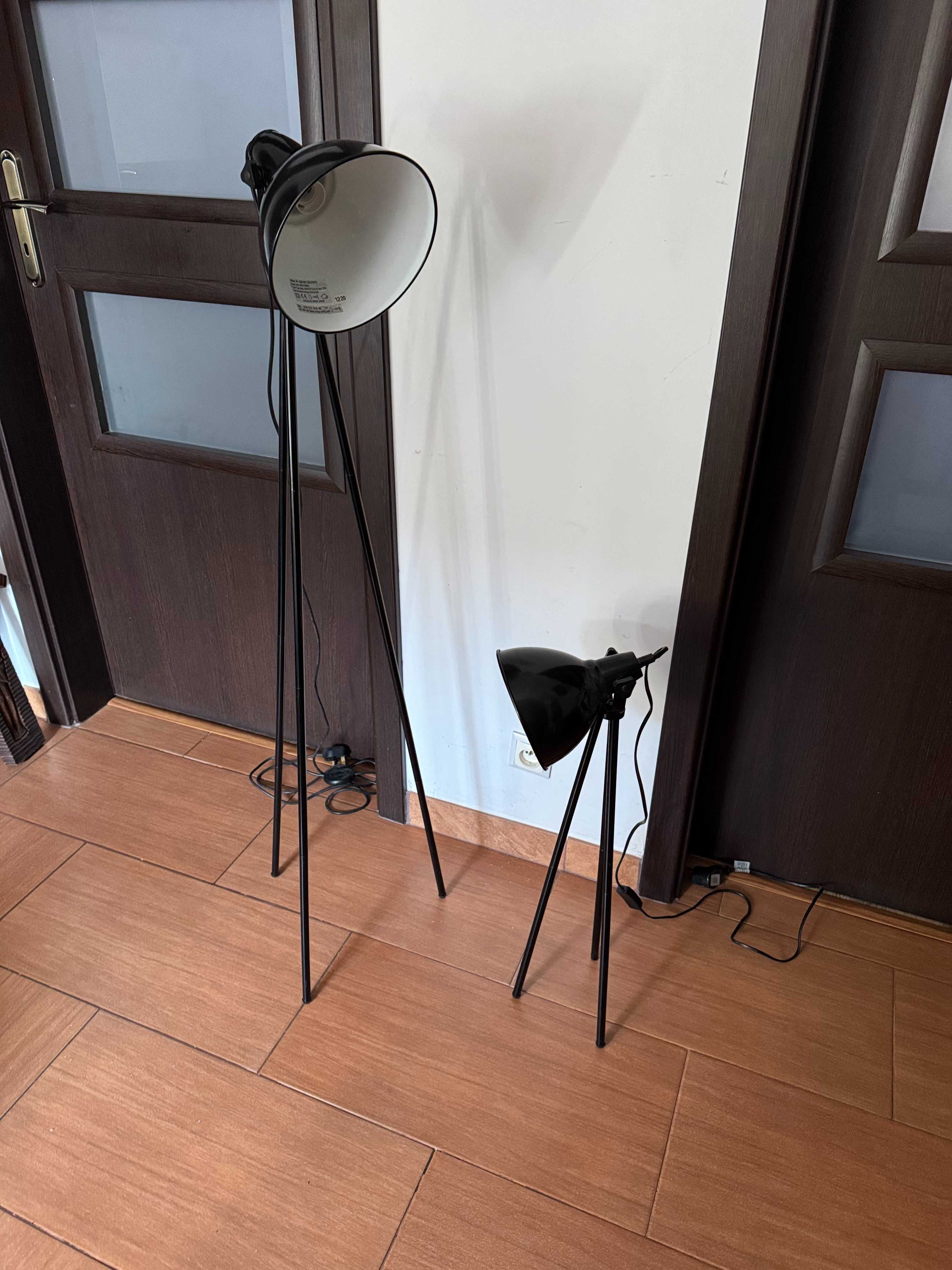 2 lampy podłogowe designerskie