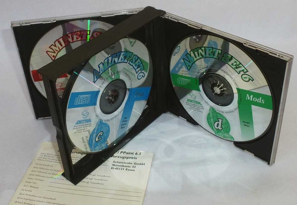 AMINET SET 6 zestaw oprogramowania Amiga 4CD 1998r płyty stan idealny