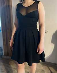 Czarna sukienka marki Boohoo - rozmiar 38