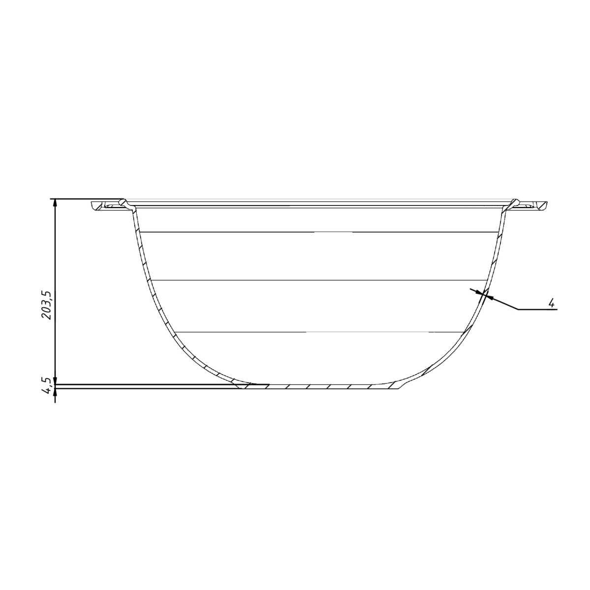 Казан 18л, Ø40см, вага 14,32кг з чавунною кришкою-сковородою (V18CP)