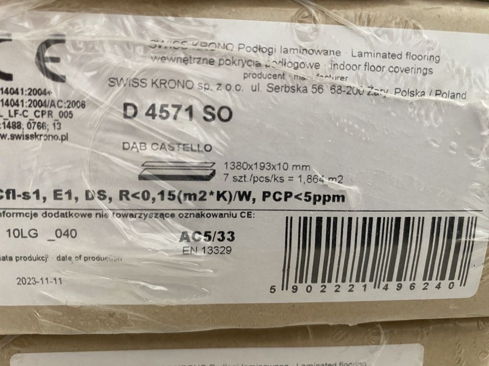 Panele Podłogowe Dąb D4571 AC5 10 mm