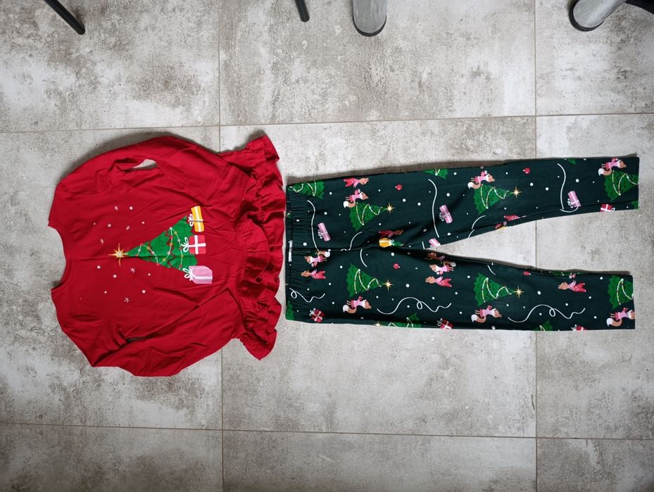 Legginsy ocieplane dla dziewczynki 128