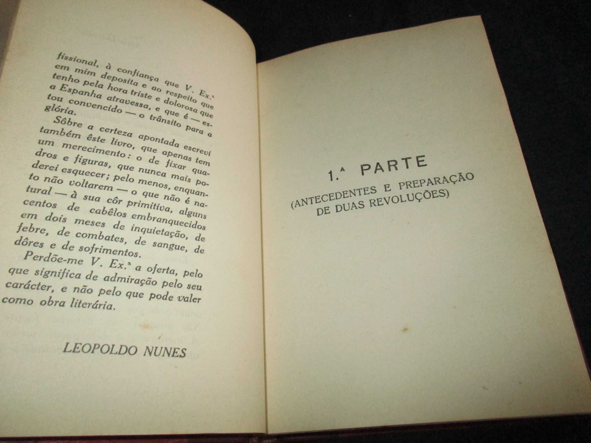 Livro A Guerra em Espanha Leopoldo Nunes 1936