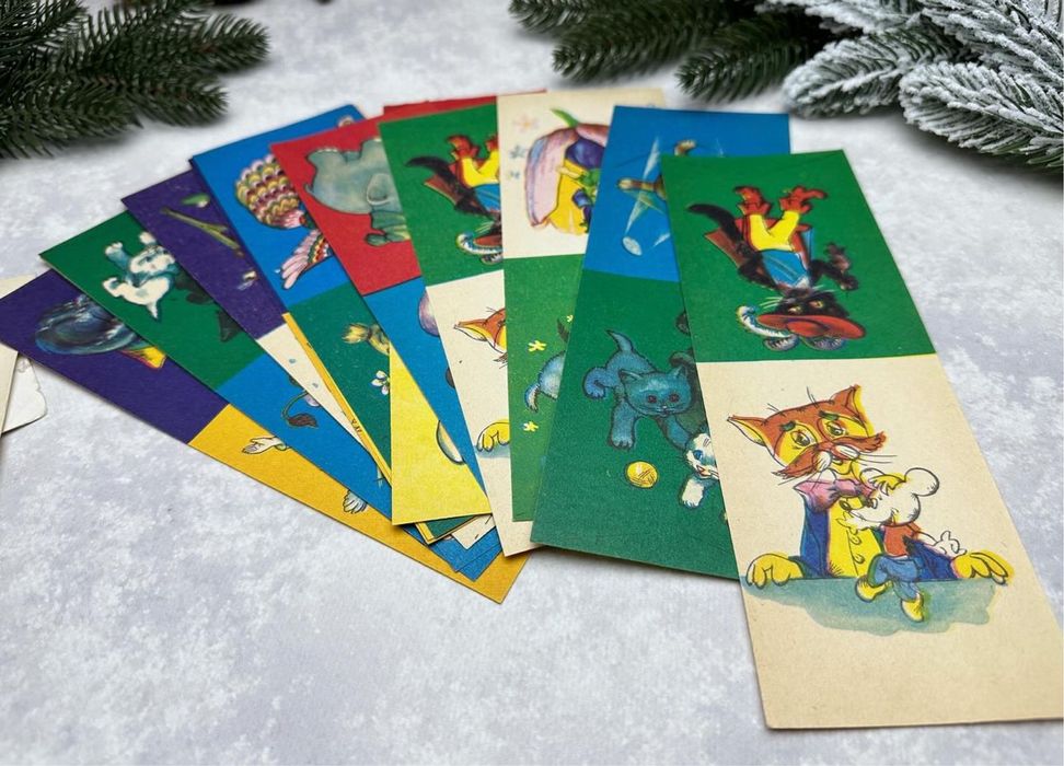 Ялинкові прикраси СРСР. Новорічна паперова гірлянда - прапорці