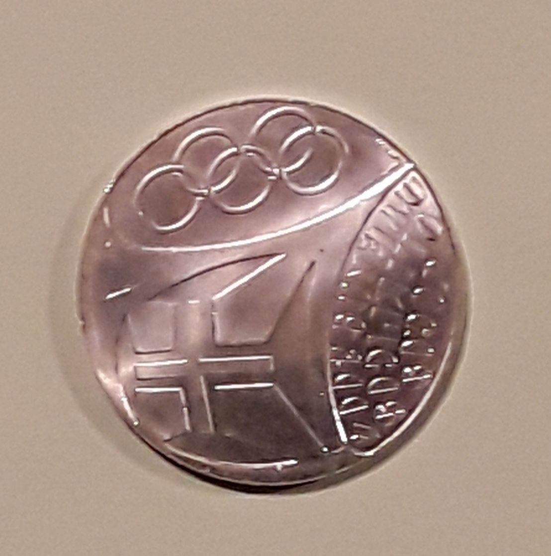 Moeda 10 Euro - Jogos Olímpicos de Atenas 2004, Prata