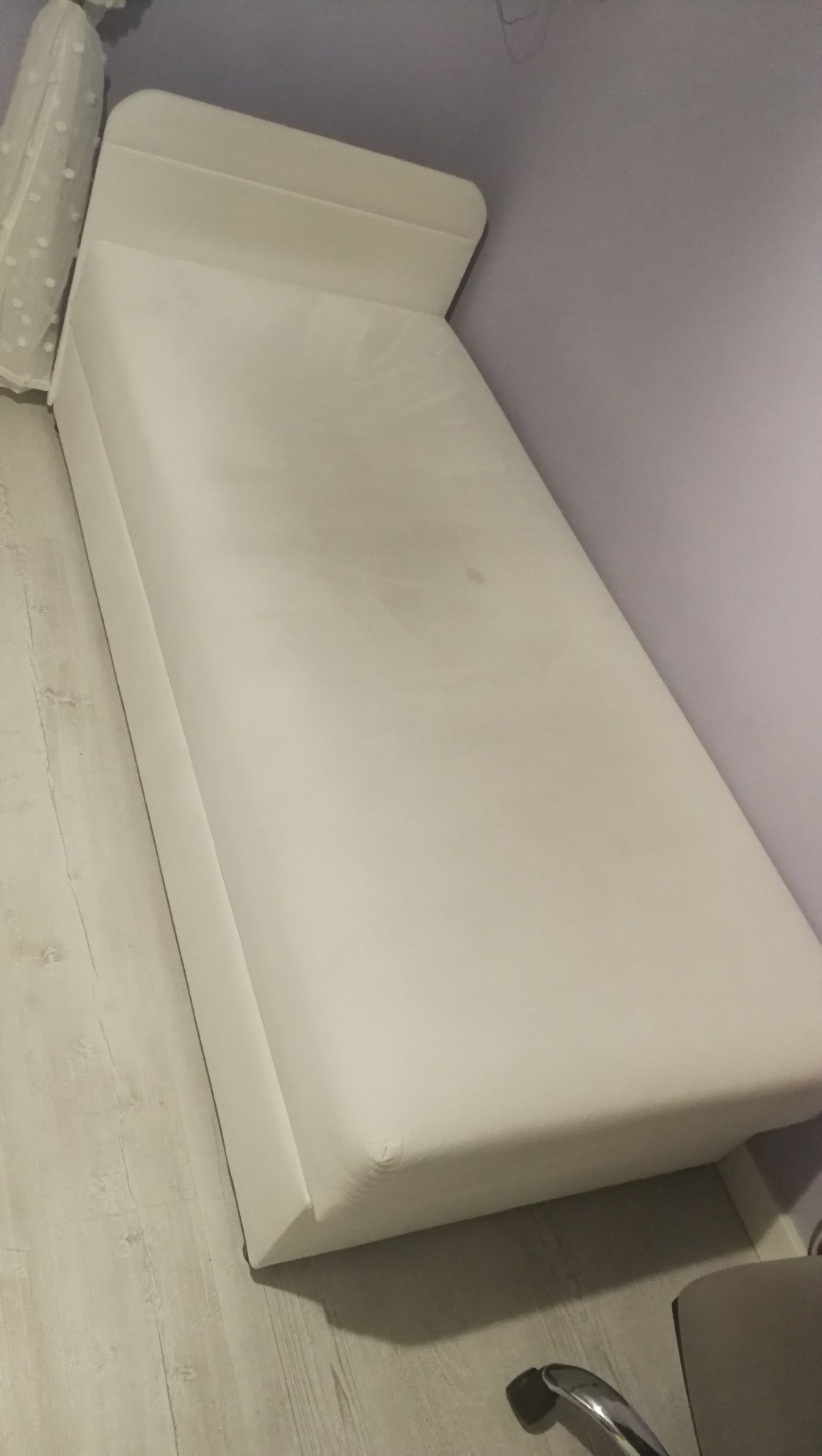 Łóżko dziecięce 80 x 180 cm białe łóżeczko dla dziecka