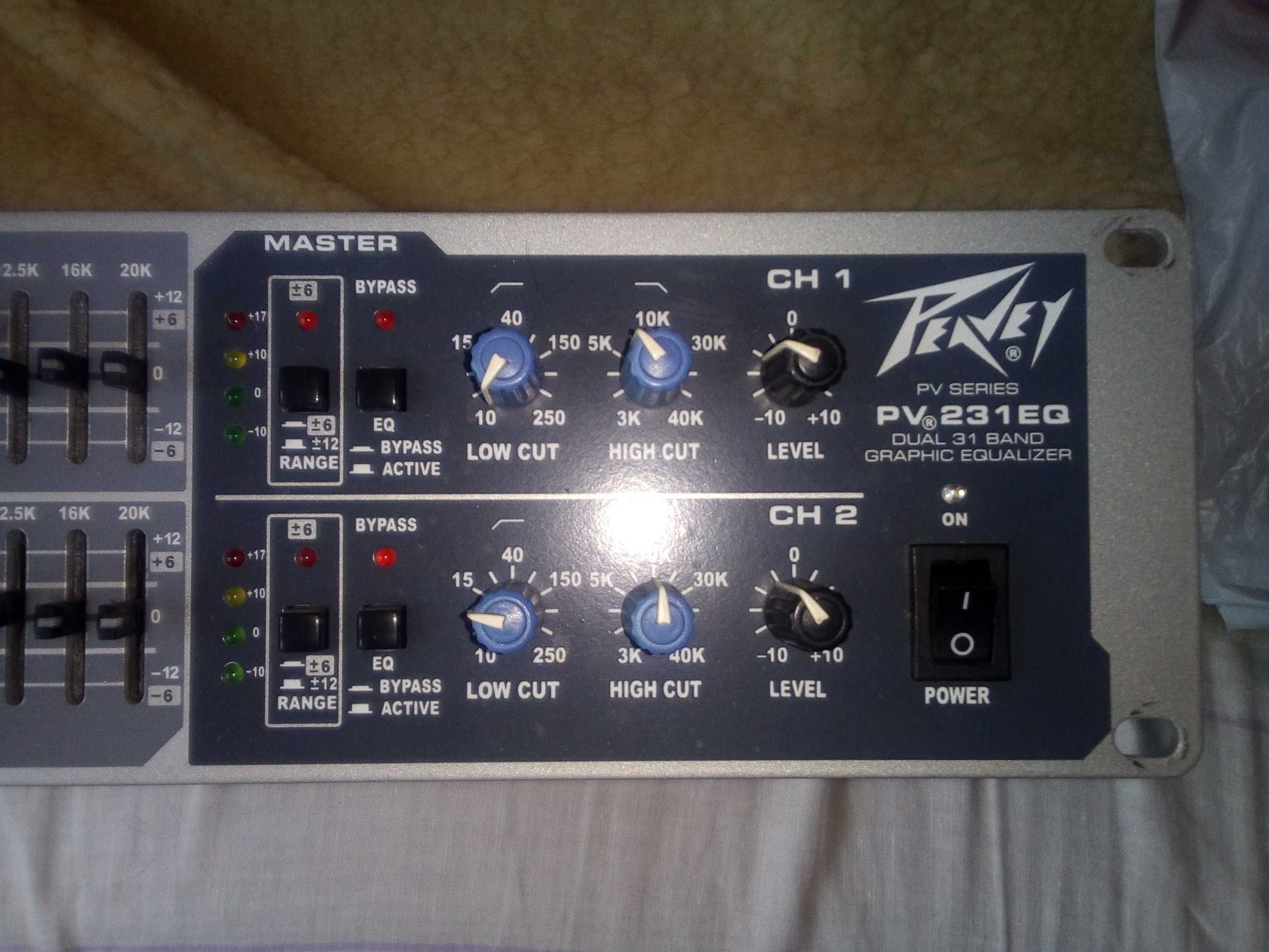 Peavey PV231EQ equalizer korektor graficzny profesjonalny dual 31 band