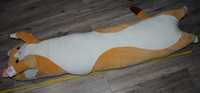 Іграшка для сну довгий плюшевий Кіт подушка -батон 145 см інтер'єрний