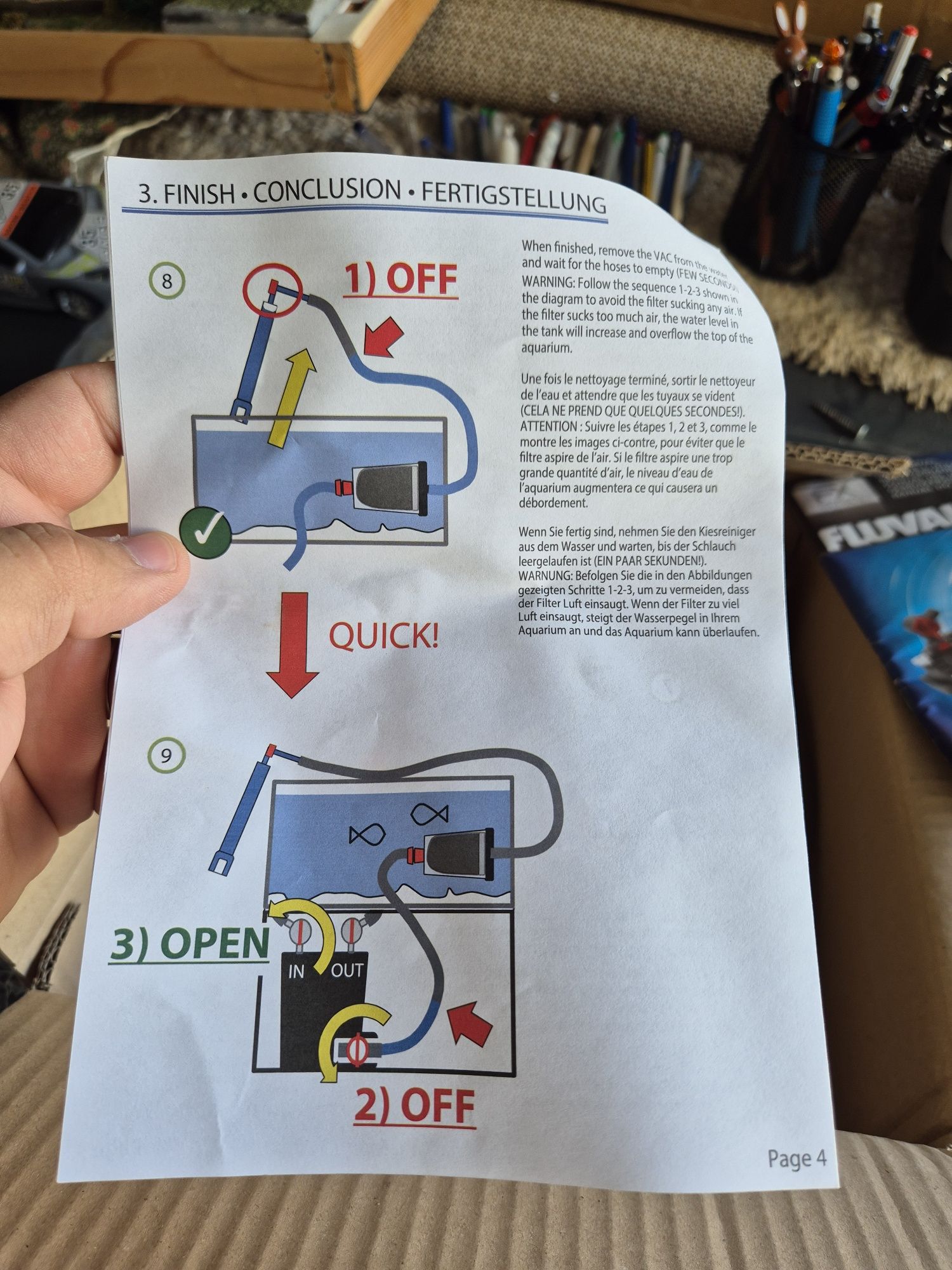 Aspirador de Substrato Fluval FX