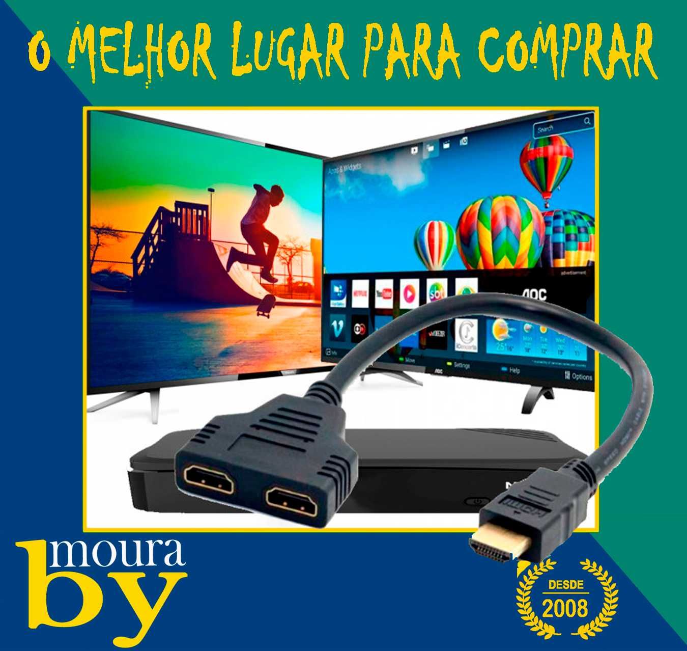 Adaptador HDMI com 2 saidas ou 3 saidas