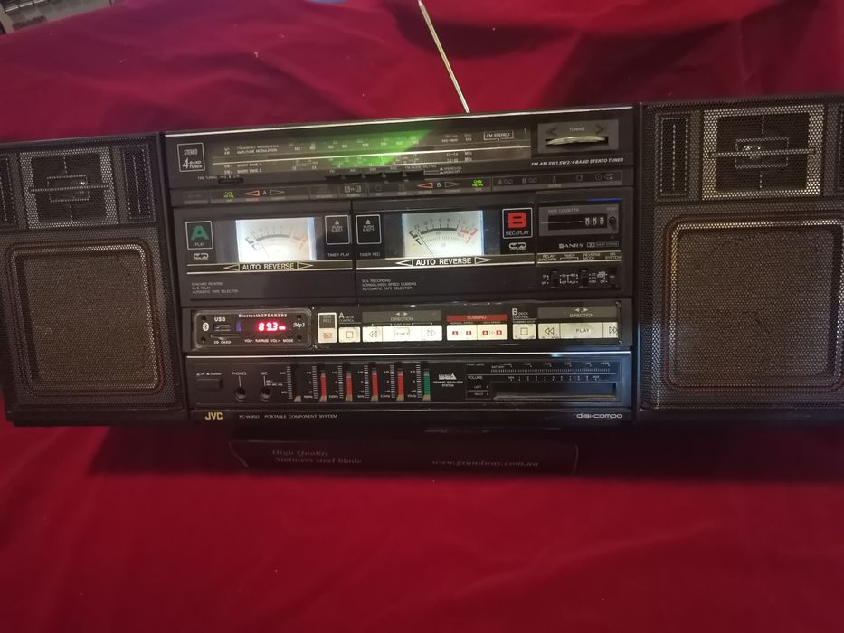 Бумбокс магнитофон JVC PC-W350U