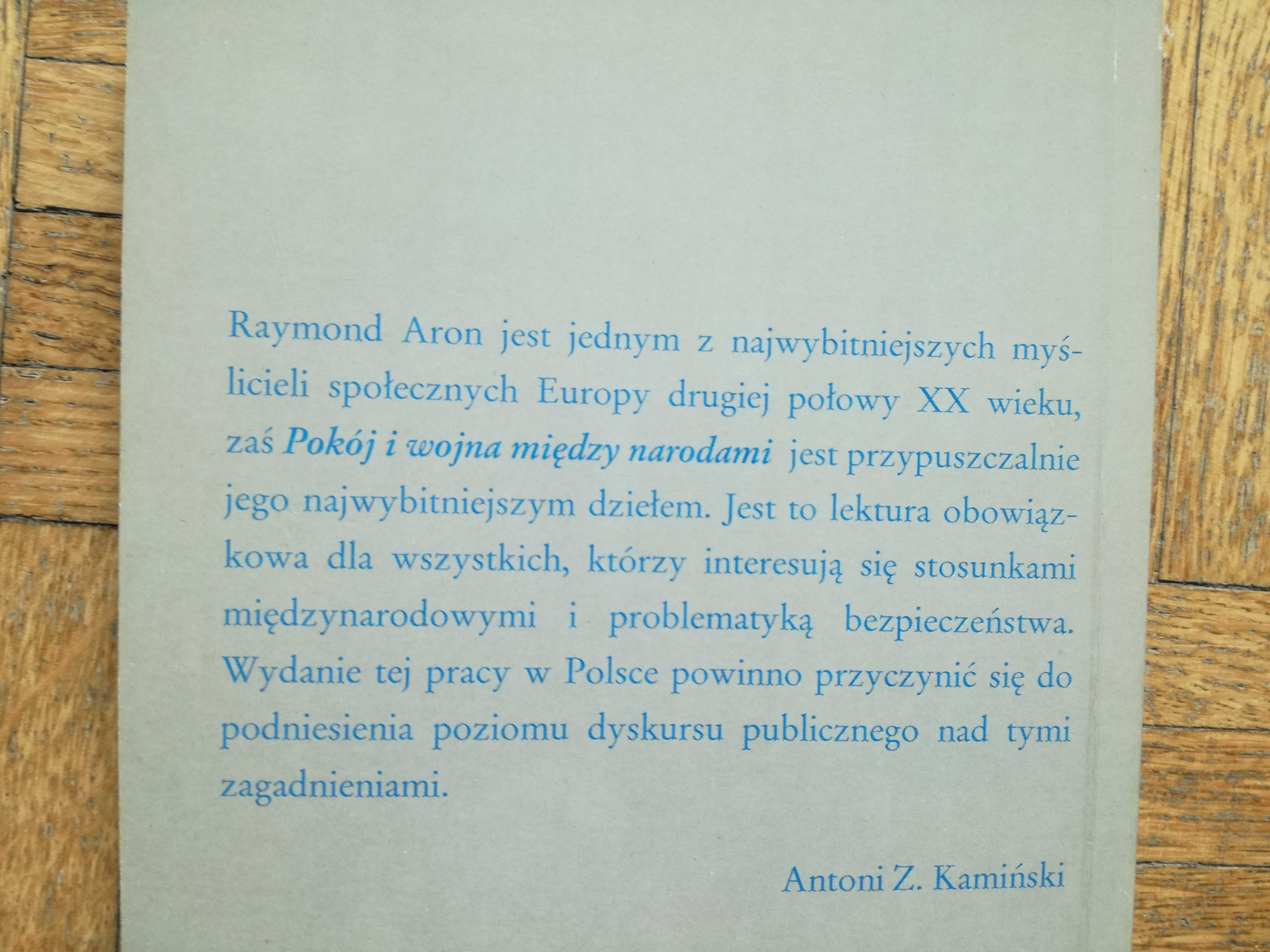 Pokój i wojna między narodami, Raymond Aron