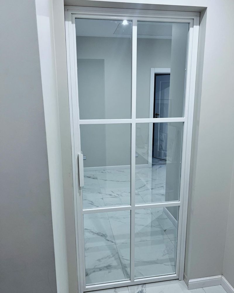 Drzwi loftowe, scianki zabudowy szklane w stylu loft