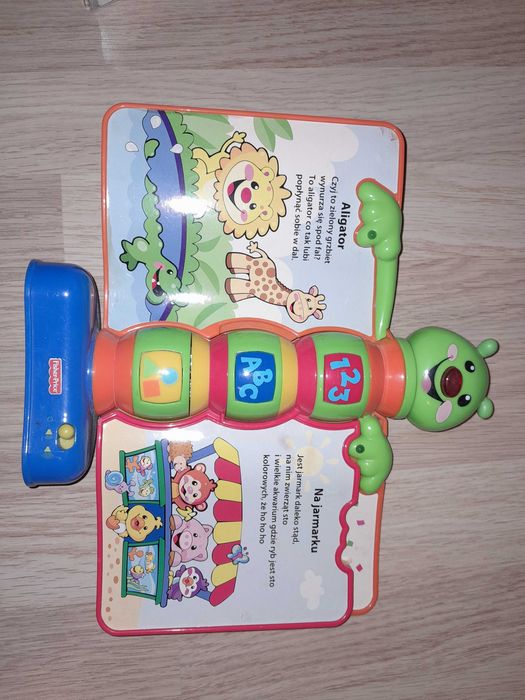 Książeczka rymowanka - Fisher Price + pajacyk